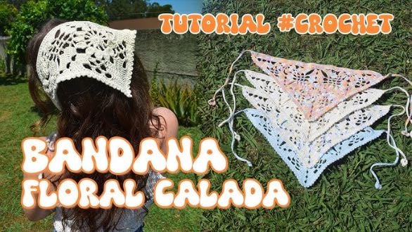 Bandana Floral - Por Carlota Fiaño