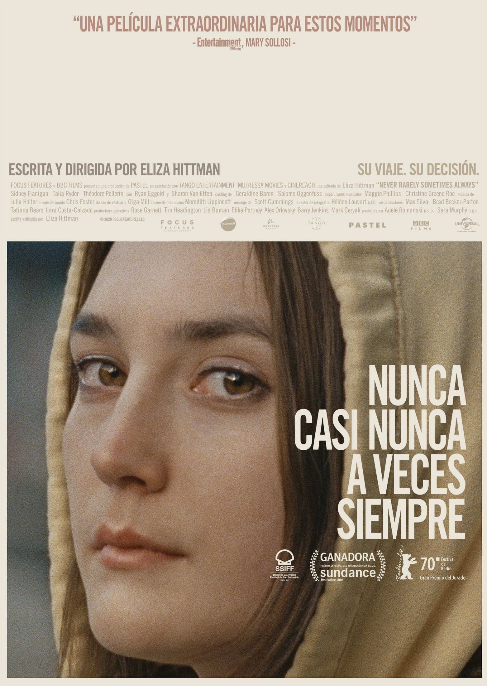 Nunca, casi nunca, a veces, siempre - Eliza Hittman · 2020