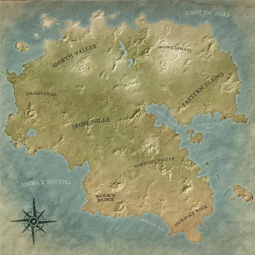 make a map of their world