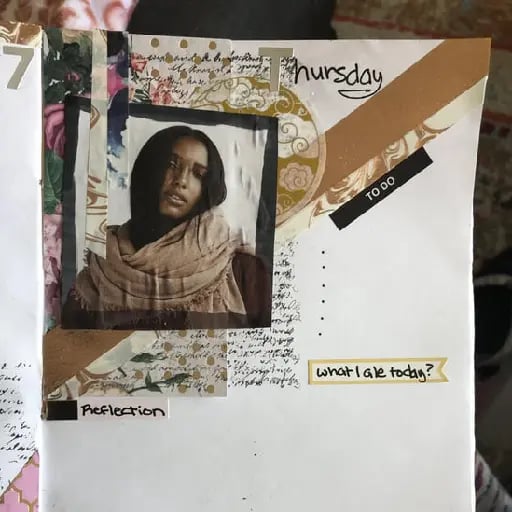 Pages of Magazines - You can complement it with a phrase, song lyrics.