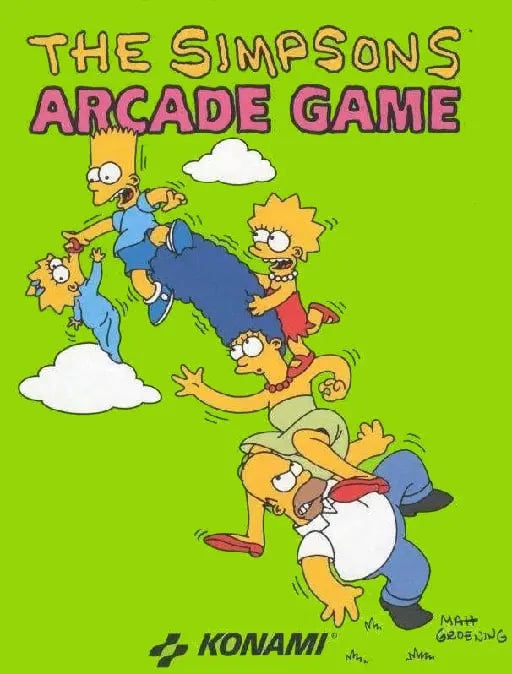 los simpsons arcade - lo pasé teniendo 5 años en una computadora retro con windows 95