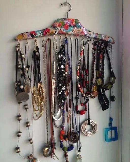 DIY Jewelry wall