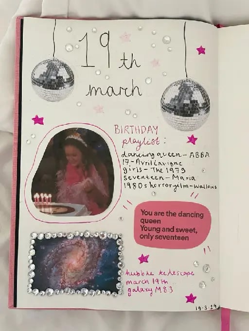 Birthday Page