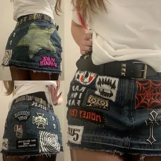 Patch skirt
