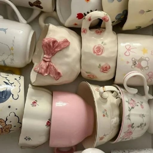 these pretty cups