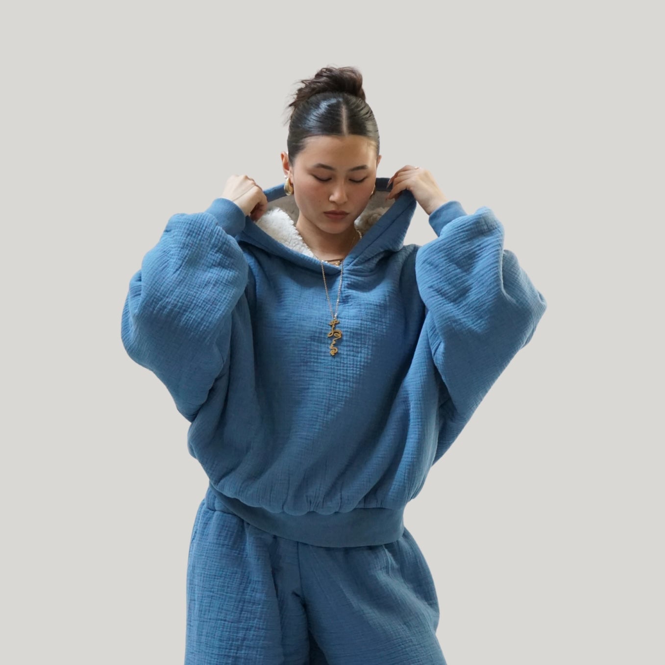 Homebody Hoodie - Blue - marieloulou