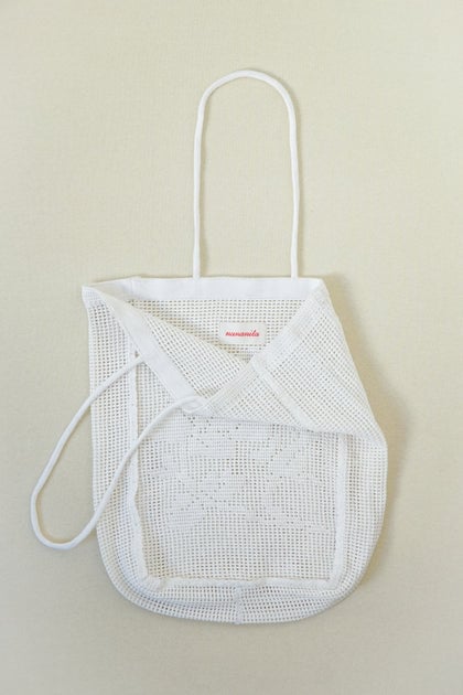 THE ROSE CROCHET BAG - DOVE - Nananita