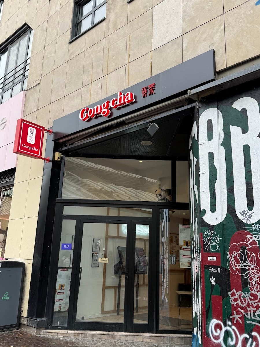 Gong Cha Bubble Tea Paris Rambuteau