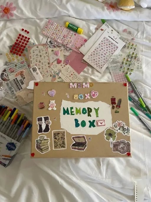 memory box - kinda like a time capsule, save everything from a special period of time
