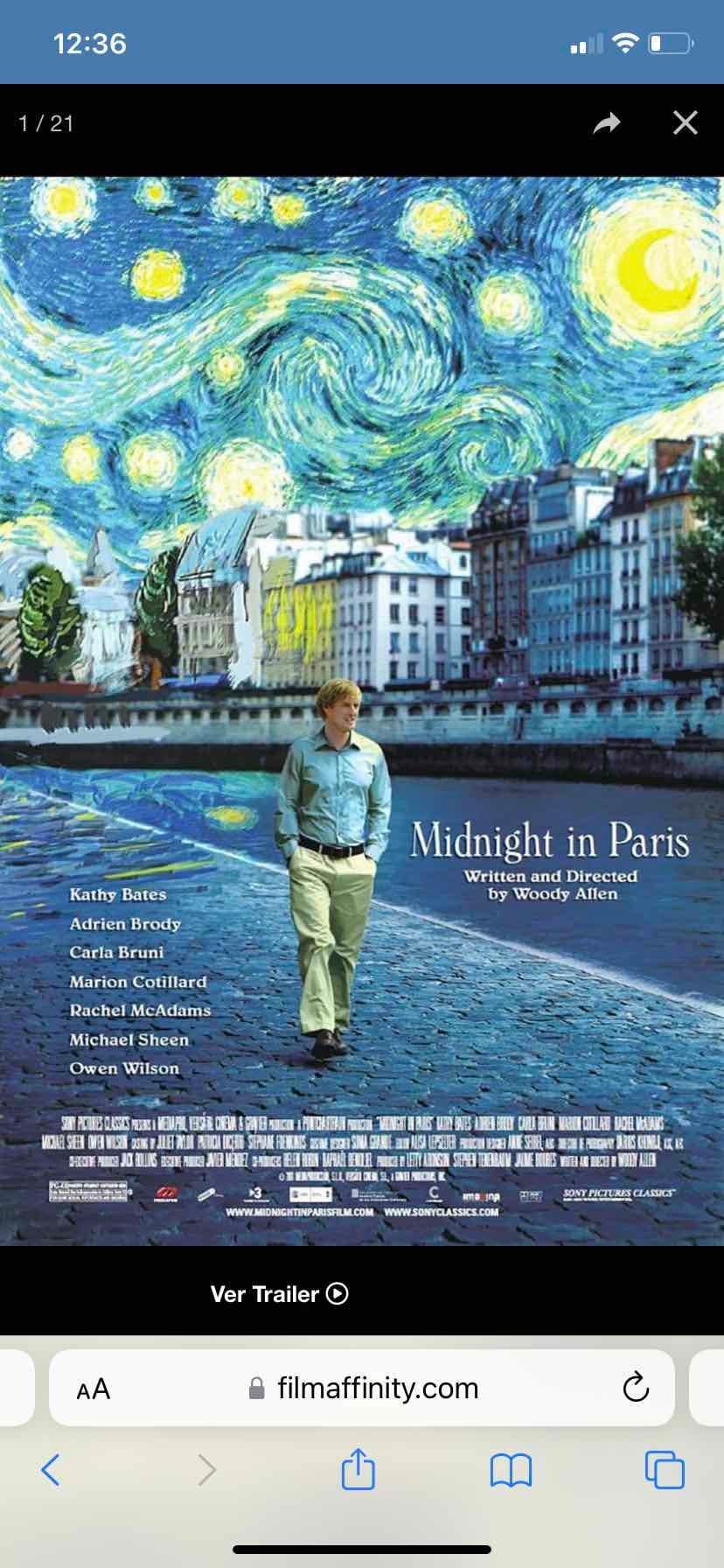 Midnight in Paris