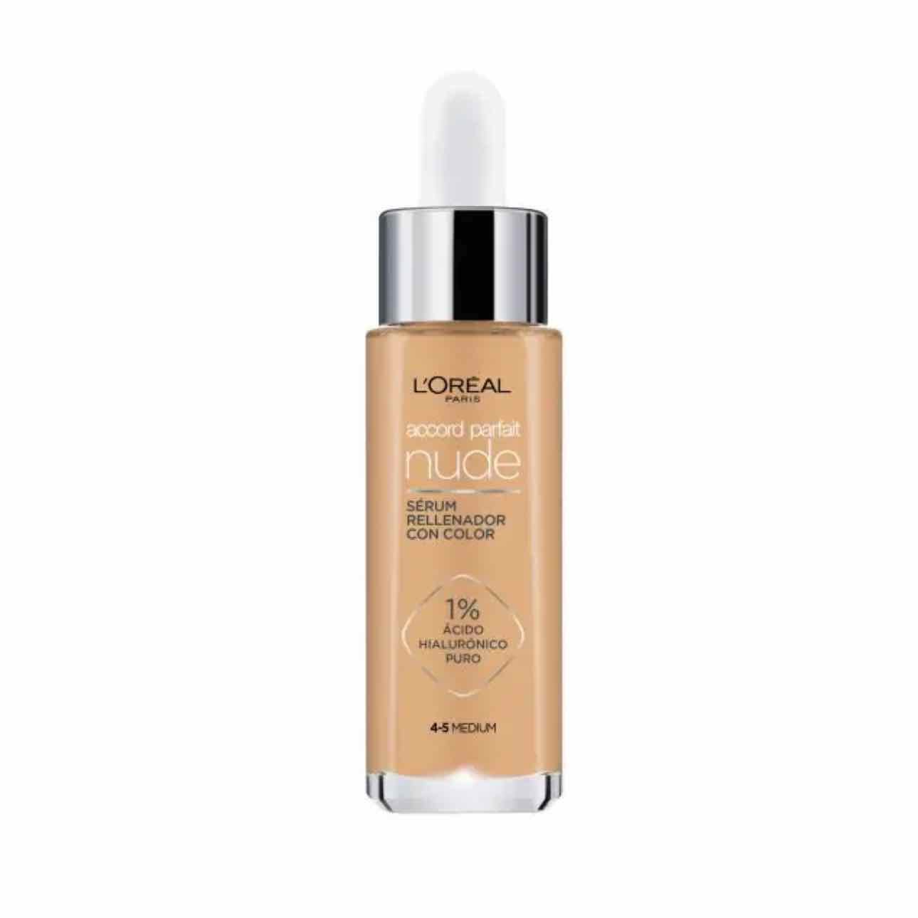 l''oréal accord parfait nude serum - 4-5 medium