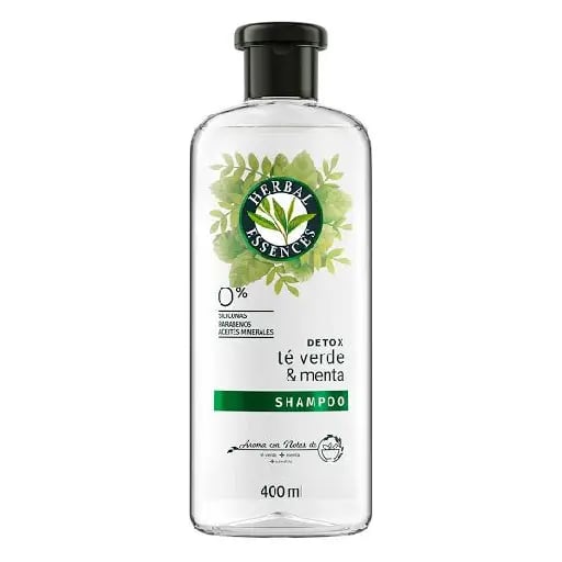 Shampoo Herbal Essences Detox Tรฉ Verde & Menta