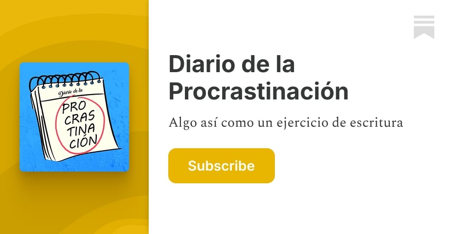 Diario de la Procrastinación - Diego Geddes
