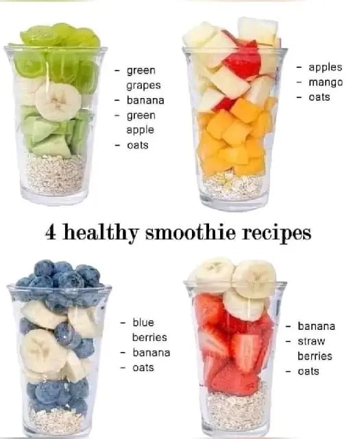 4 healthy smoothies