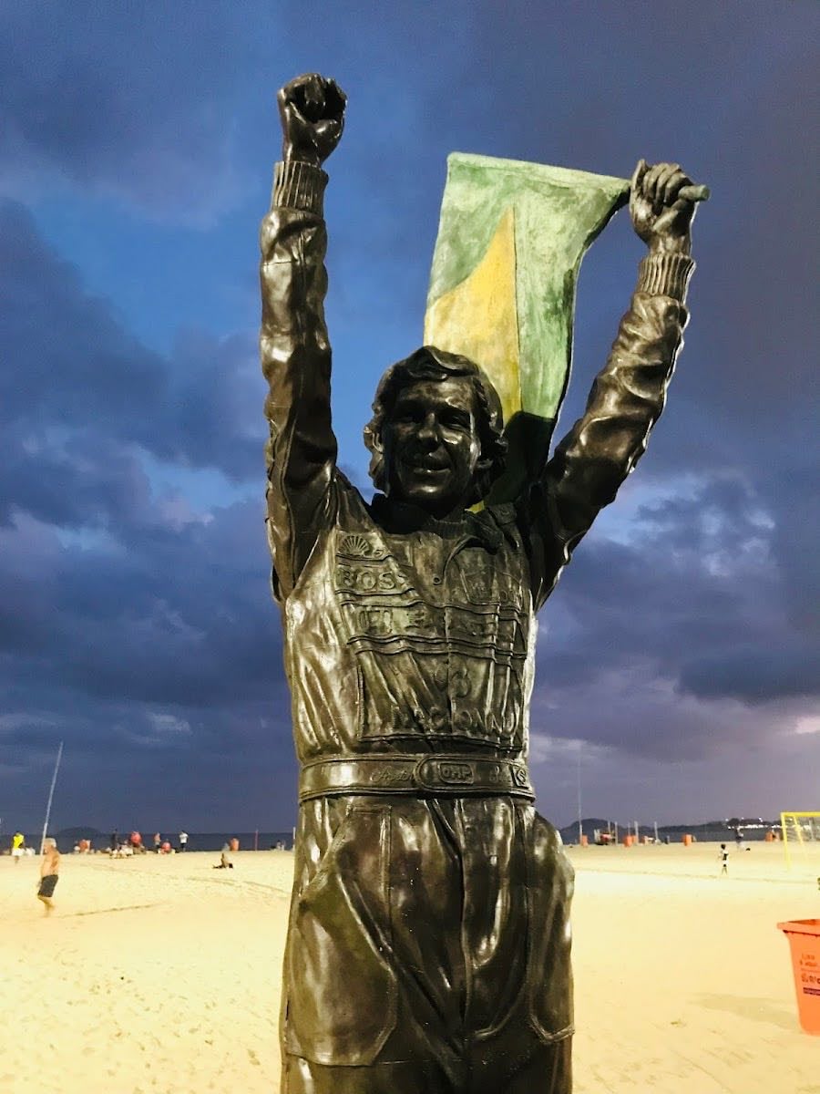 Estátua do Ayrton Senna