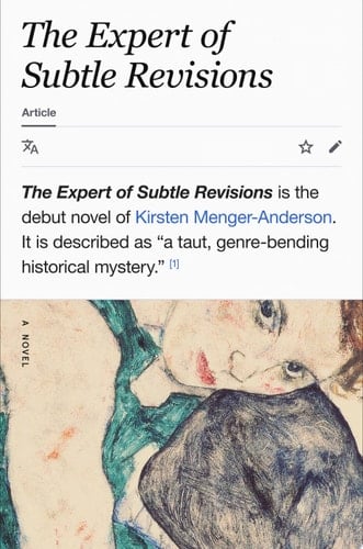 The Expert of Subtle Revisions - Kirsten Menger-Anderson · 2025