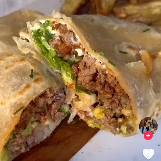 Burritos caseros con papas rústicas - By consejos de cocina.arg