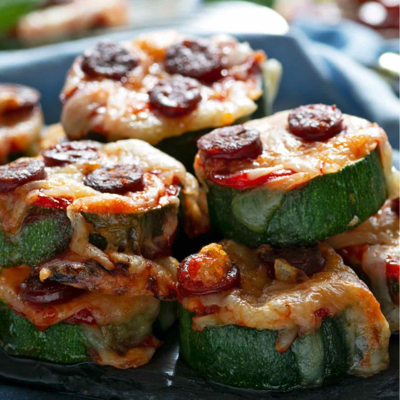 Zucchini Pizza Bites
