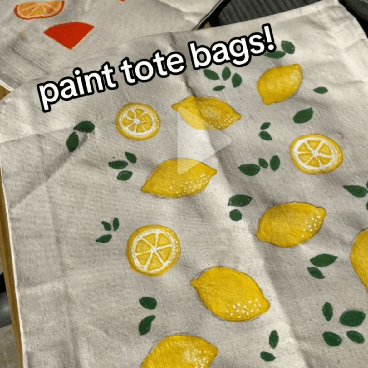 Pintar tote bags