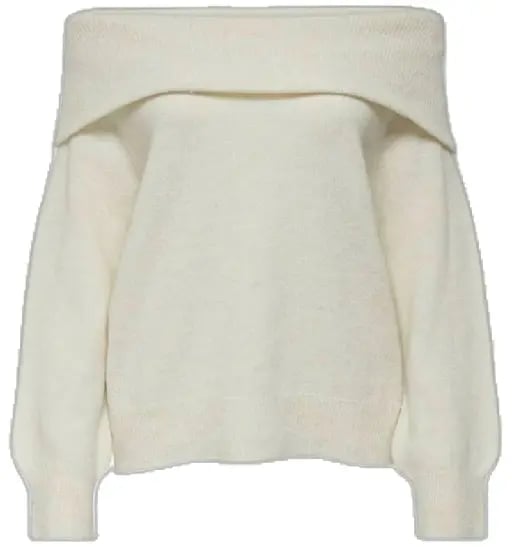 Off-shouder sweater