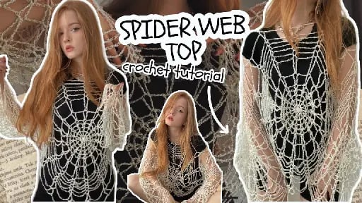 Spider Web Top Crochet Tutorial โจ/ beginner friendly