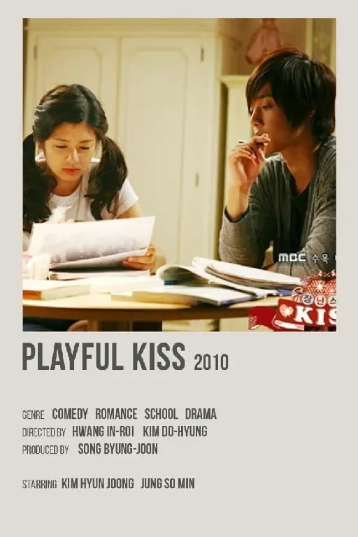 Playful kiss