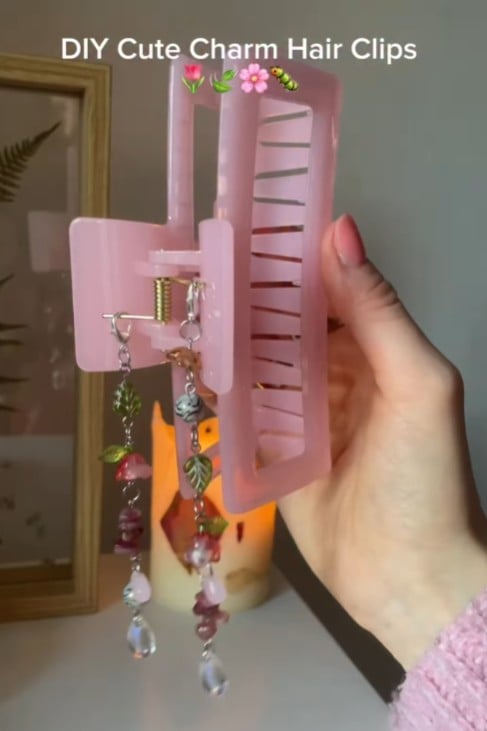 Charm hair clip