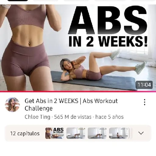 Abdomen en 2 semanas - By Chloe Ting