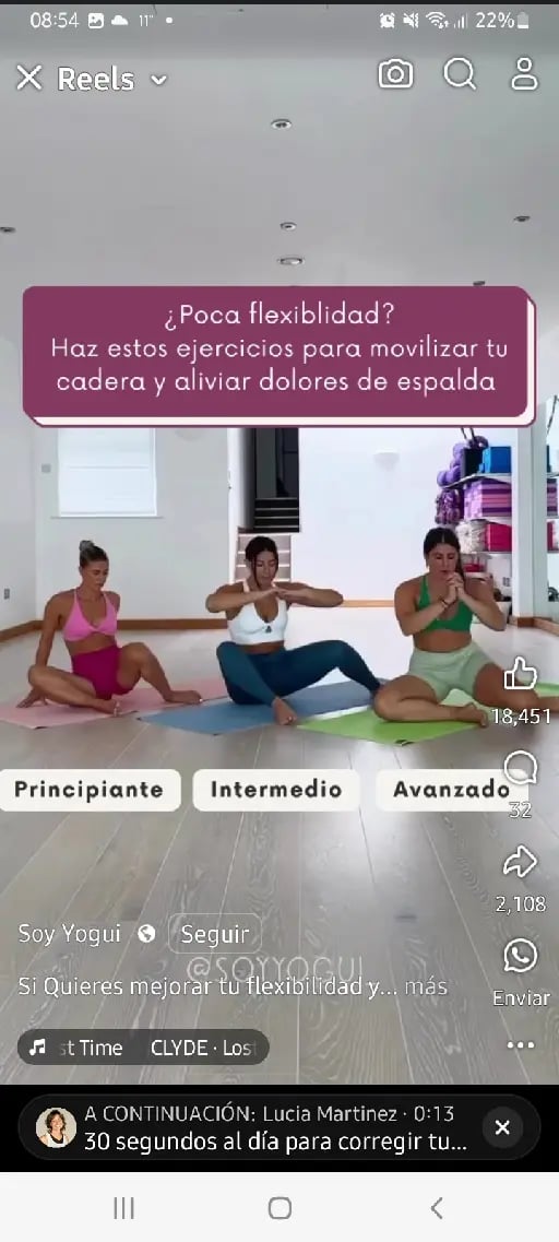 Para la flexibilidad