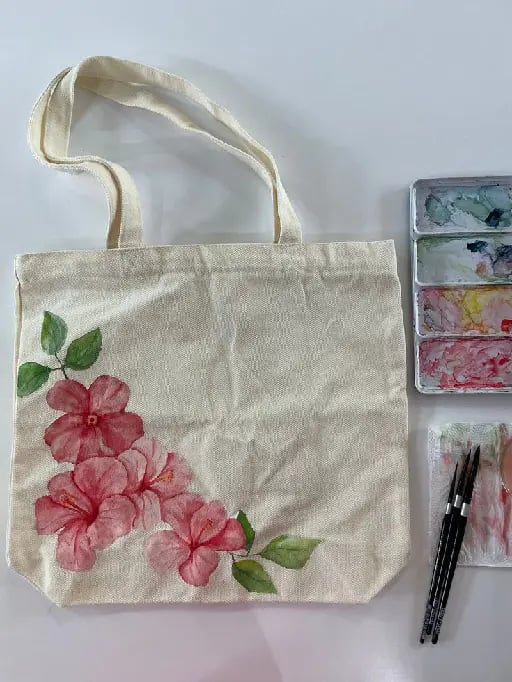Painted Totebags