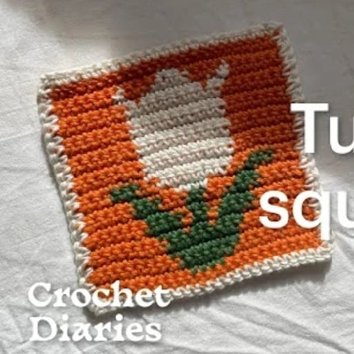 Grannysquare Tulipe