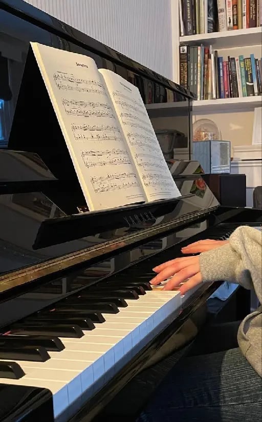 Tocar el piano