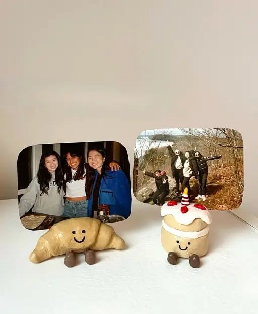 Jelly Cats Clay Photo Holder