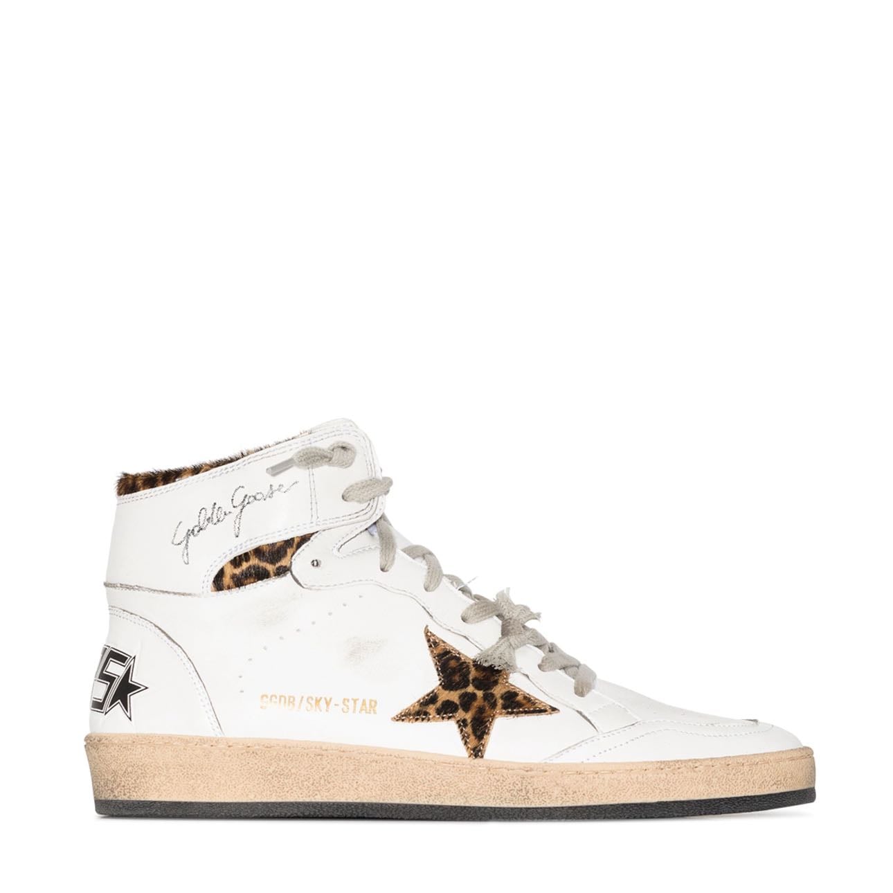 Golden Goose tenis altos Sky-Star - $13930 Size 38 IT