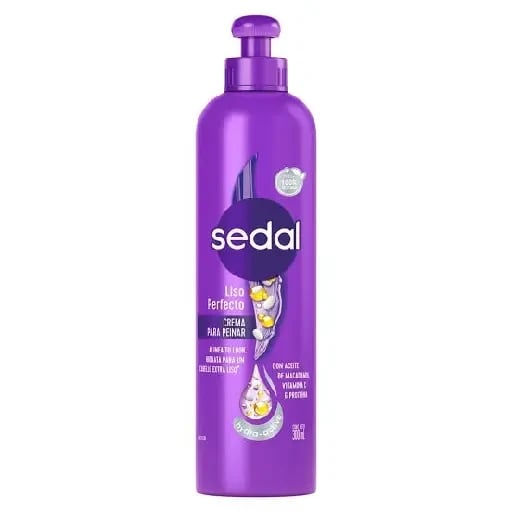 Sedal Liso perfecto - Con aceite de macadamia, vitamina C y proteína de seda