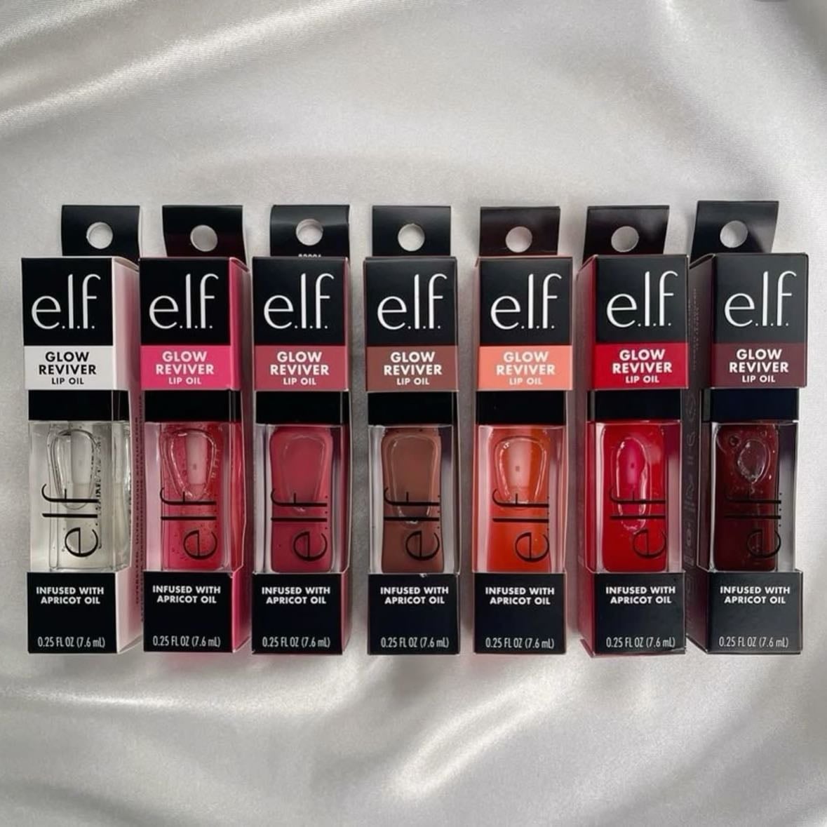 elf lip oils - aceite de labios con rico aroma y el aplicador es hermoso