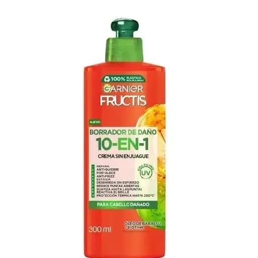 Fructis 10 En 1 Borrador De Daño Largo Perfecto| Garnier - Borrador de daño
