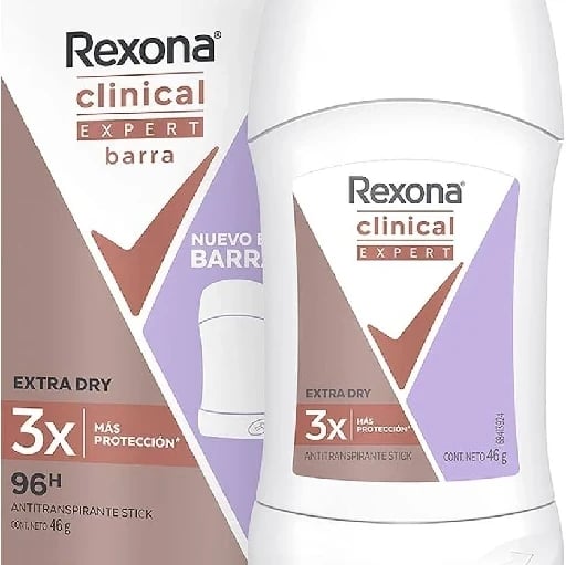 Rexona Antitranspirante Expert Extra Dry en Barra - Versi贸n 隆barra! 馃