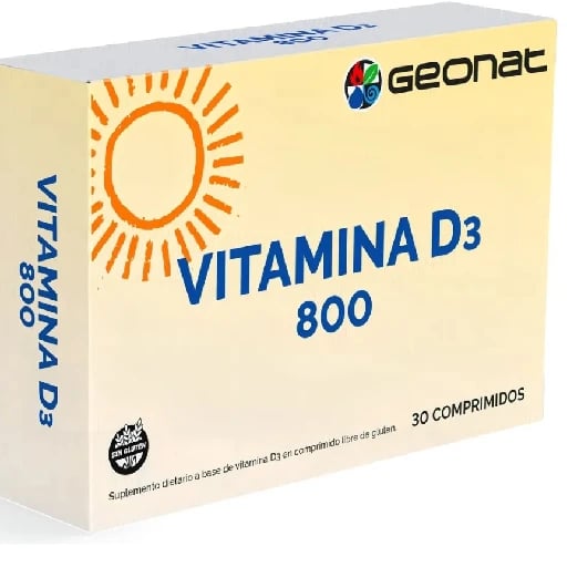 Vitamina D - Para la absorción de calcio y la salud ósea, además de apoyar el sistema inmunológico.