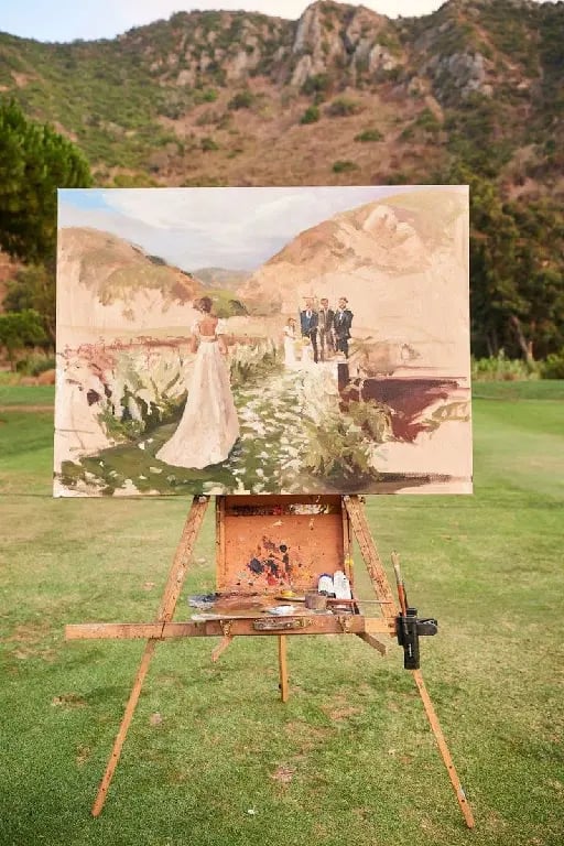 un cuadro de nuestra boda