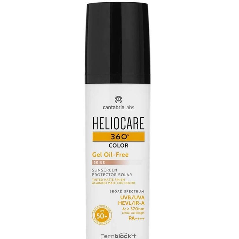 Crema solar con color (heliocare) - Crema con color fluida y con un poco de cobertura