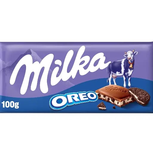 Barra Chocolate Milka - Oreo