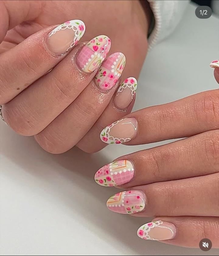spring + french lace