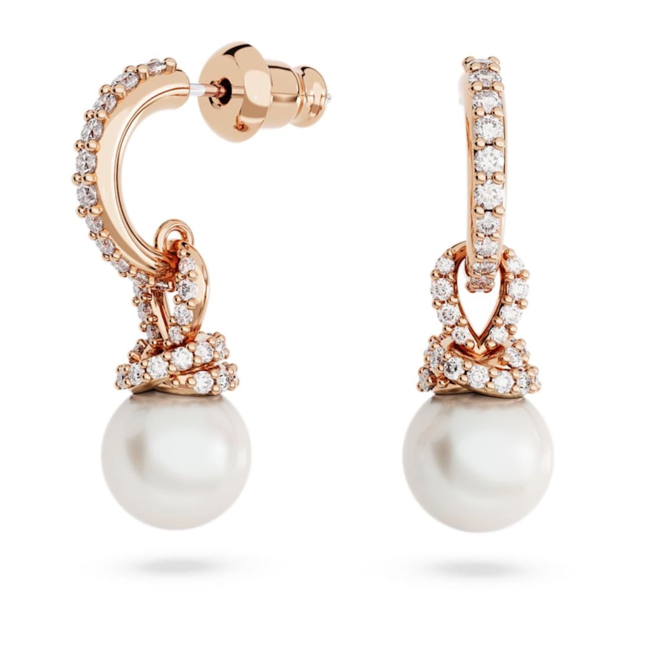 SWAROVSKI Aretes Originally con Perla, Mujer - $2792