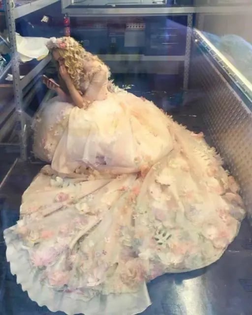 flores en mi vestido 🌸 - flores flores flores