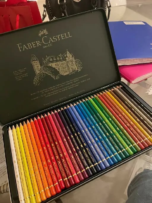 Lápices de colores - para escribir/colorear