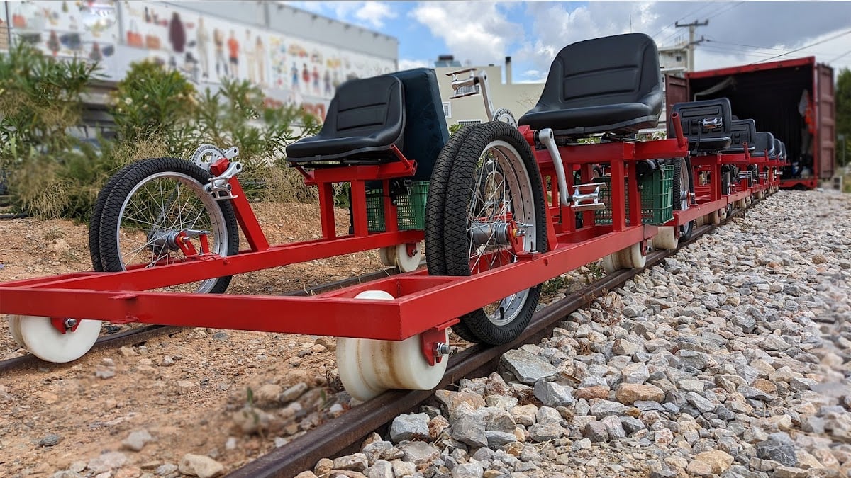Railbiking in Greece