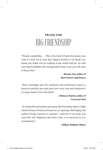 Big Friendship - Aminatou Sow, Ann Friedman · 2020