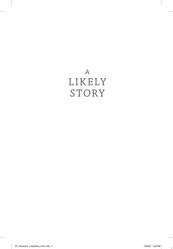 A Likely Story A Novel - Leigh McMullan Abramson · 2023