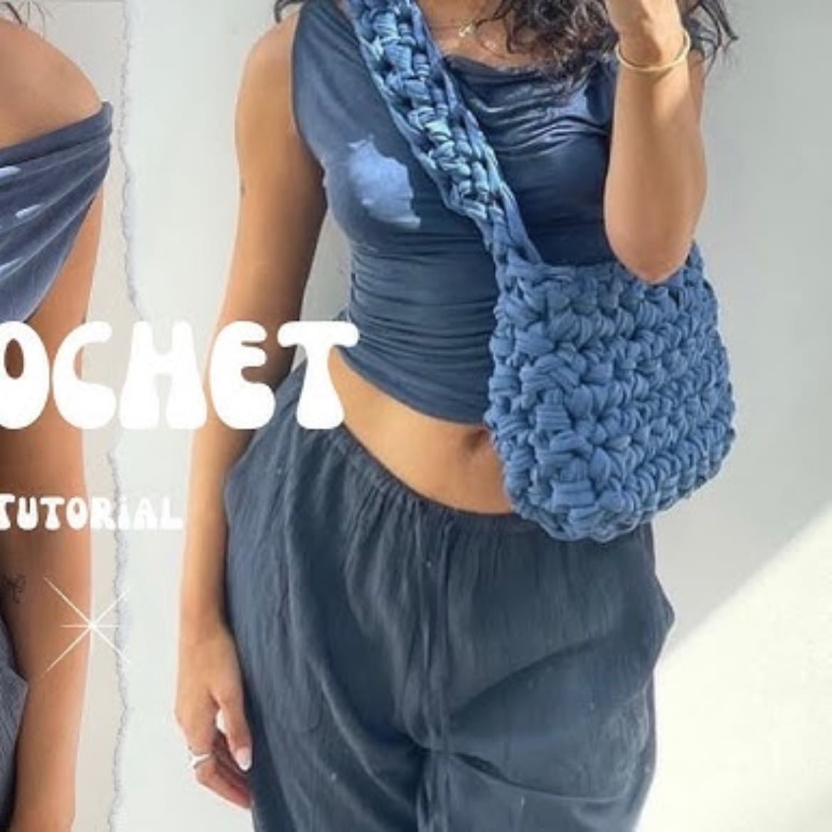 Super easy crochet bag tutorial | finish in less than 2 hours (beginner friendly) - YouTube